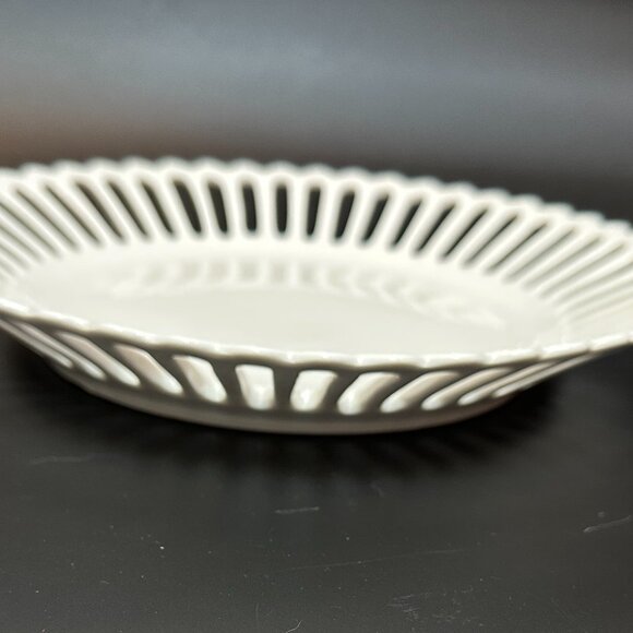 NEW Ralph Lauren RLL White 12" Pavillion China Serving Platter Plate - Picture 15 of 16